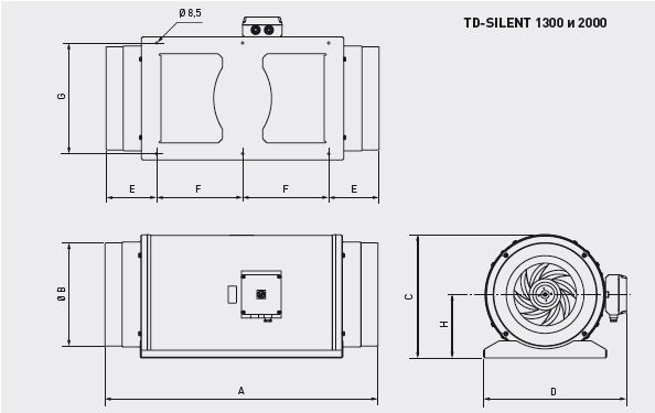 Silent td 160 100 схема подключения