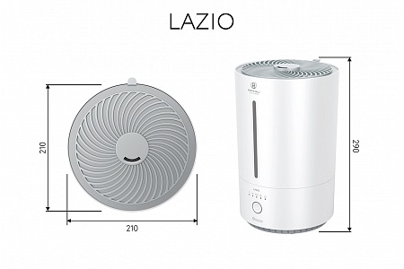 Ультразвуковой увлажнитель воздуха Lazio RUH-LZ300/4.8E-WT (1344850BR)