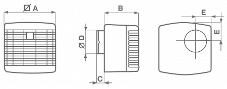 Вытяжной центробежный вентилятор Vort Press 110 (11967VRT)