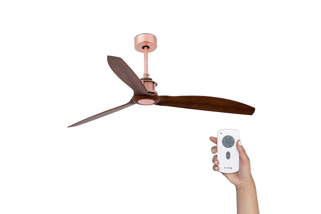 Потолочный вентилятор Just Fan Copper Wood DC (33399FAR)