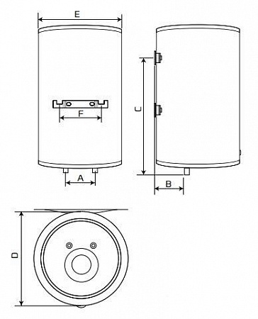 Электрический водонагреватель TINOSS RWH-TS10-RSU (1189121BR)